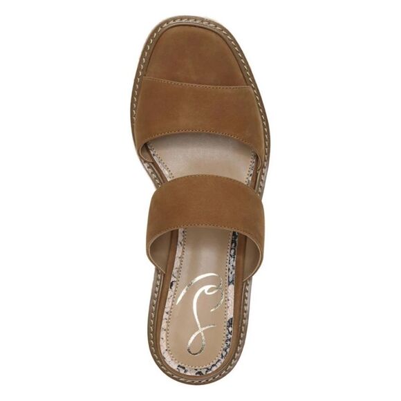 NEW Sam Edelman Luca Wedge Platform Suede Espadrille Sandals Size 8.5 - Picture 4 of 9
